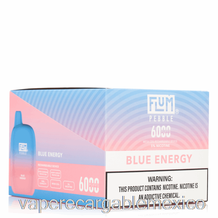 Vape Recargable [paquete De 10] Flum Pebble 6000 Desechable